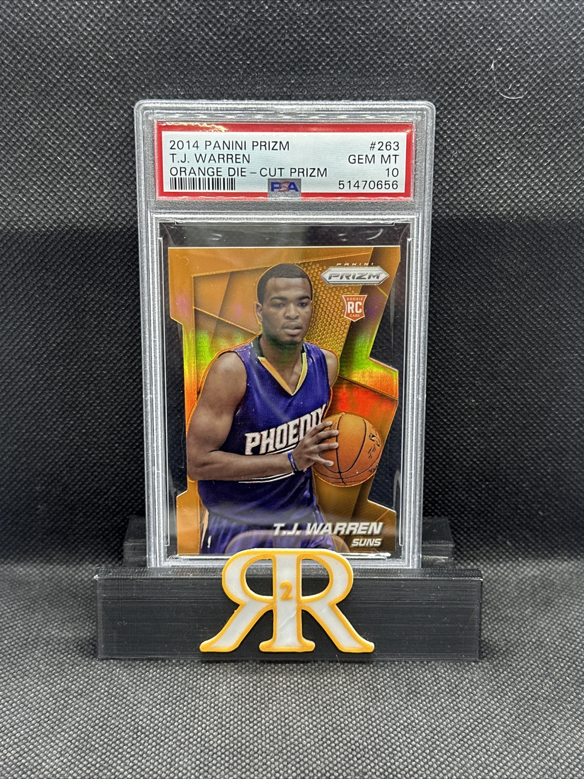 2014 Prizm TJ Warren Orange Die Cut Rookie /139 PSA 10 #263