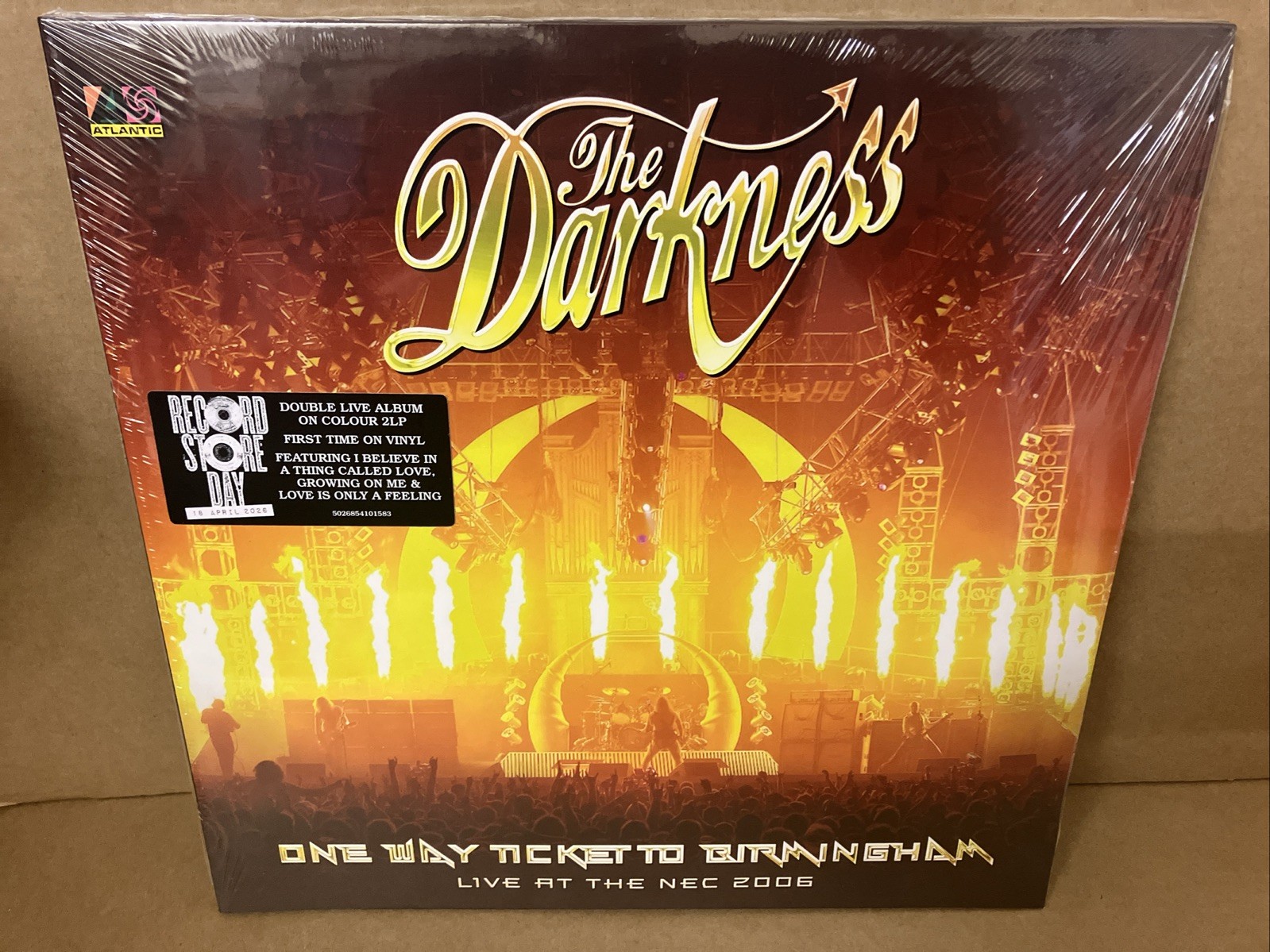THE DARKNESS - One Way Ticket To Birmingham Live LTD MARBLE VINYL 2LP RSD 2026