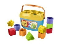 Fisher-Price Stacking Toy Baby's First Blocks Set of 10 Classic Lion Blocks