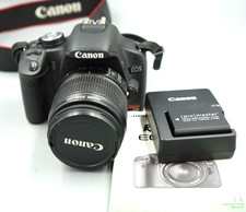 Canon EOS Rebel T1i 15.1MP DSLR w/ EF-S 18-55mm IS Lens, more 2354 Clicks 793