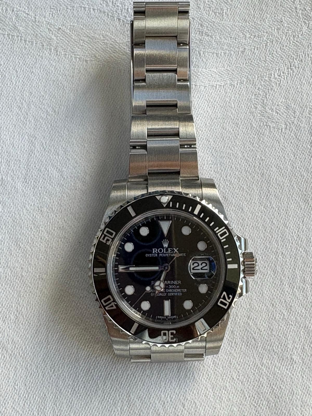 Rolex Black Face Submariner With