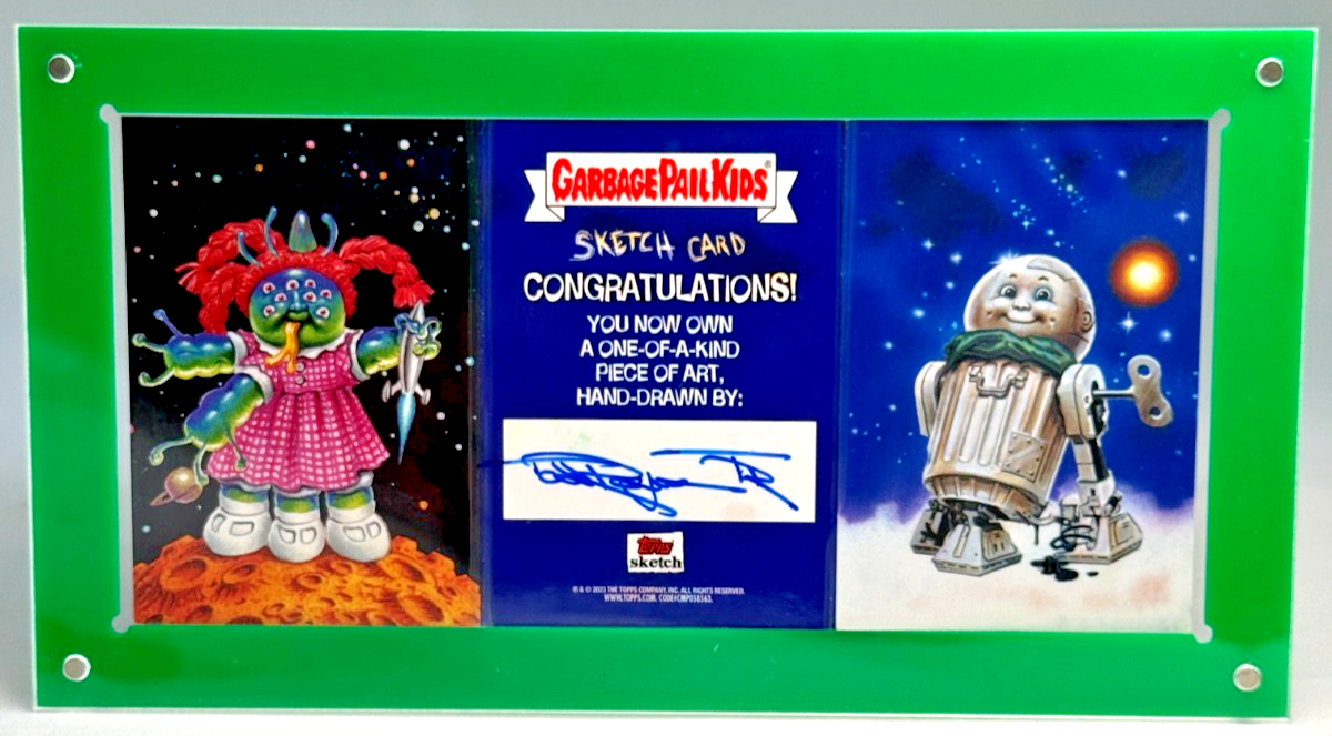 Triptych Garbage 🔥 2023 Topps Garbage Pail Kids Sketch – 1/1 Patrick Giles Triptych ...