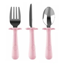 Grabease - 3-piece stainless steel ergonomic cutlery