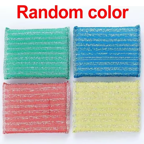 Still Wire Rag Wholesale Sponge Rags Steel Wire Non -Oil Brush Rag Reusable Double ...