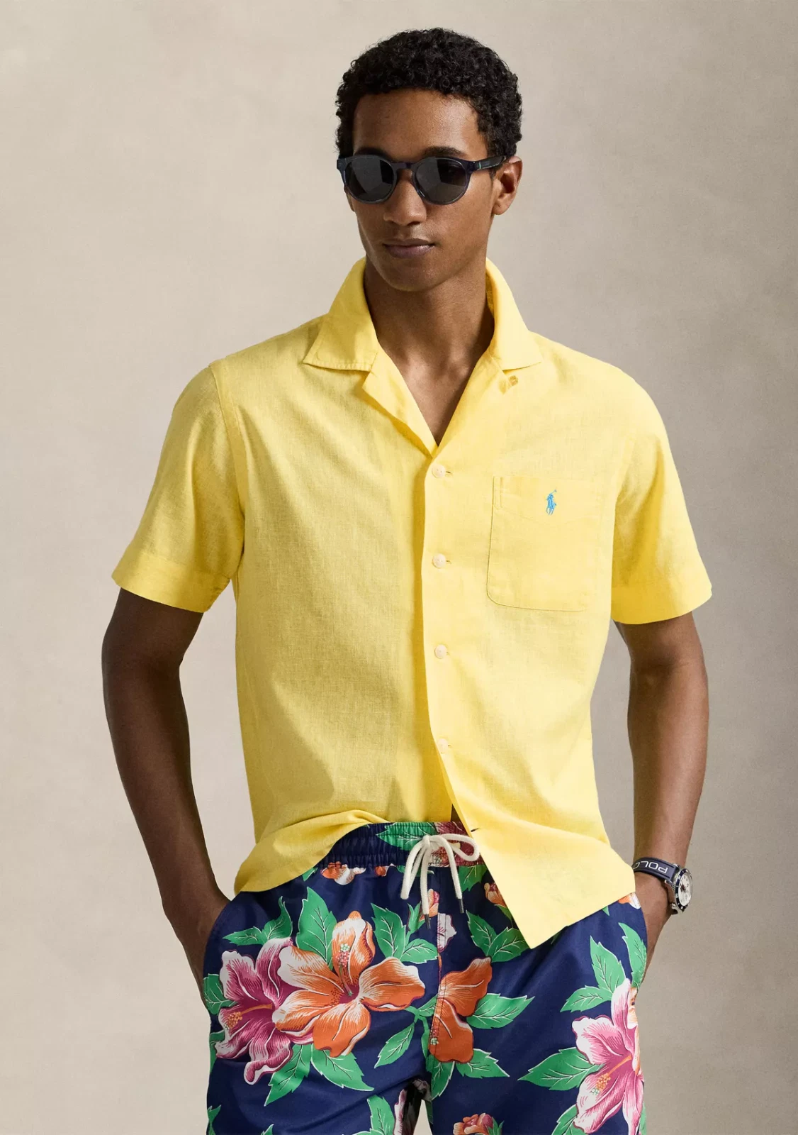 Polo Ralph Lauren Classic Fit Linen-Cotton Camp Shirt Men's SZ 2XL Yellow
Opens in a new window or t