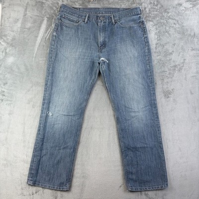 Levis 514 Straight Fit Jeans W38 L30 Blau Mid Wash Classic Denim