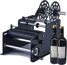 , Etichettatrice per Bottiglie Tonde MT-30, Semiautomatica, Applicatore Manuale 