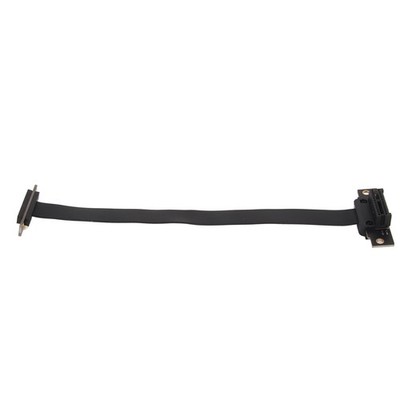 30cm PCIE 3.0 1X Extension Cable Dual 90° Right Angle PCIE 3.0 1X Riser Card WT