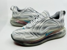 Nike Air Max 720 "GS" Sneakers 'Geology' Grey Red Teal AQ3196-010 SZ 5.5Y 7 Wmns