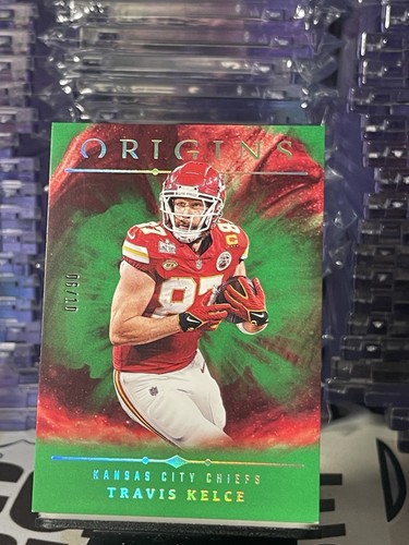 2024 Panini Origins Travis Kelce #28 Green 6 /10