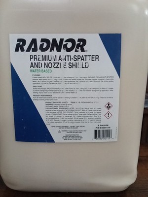 5 Gallon RADNOR Weld Anti Spatter And Nozzle Shield 64000115 