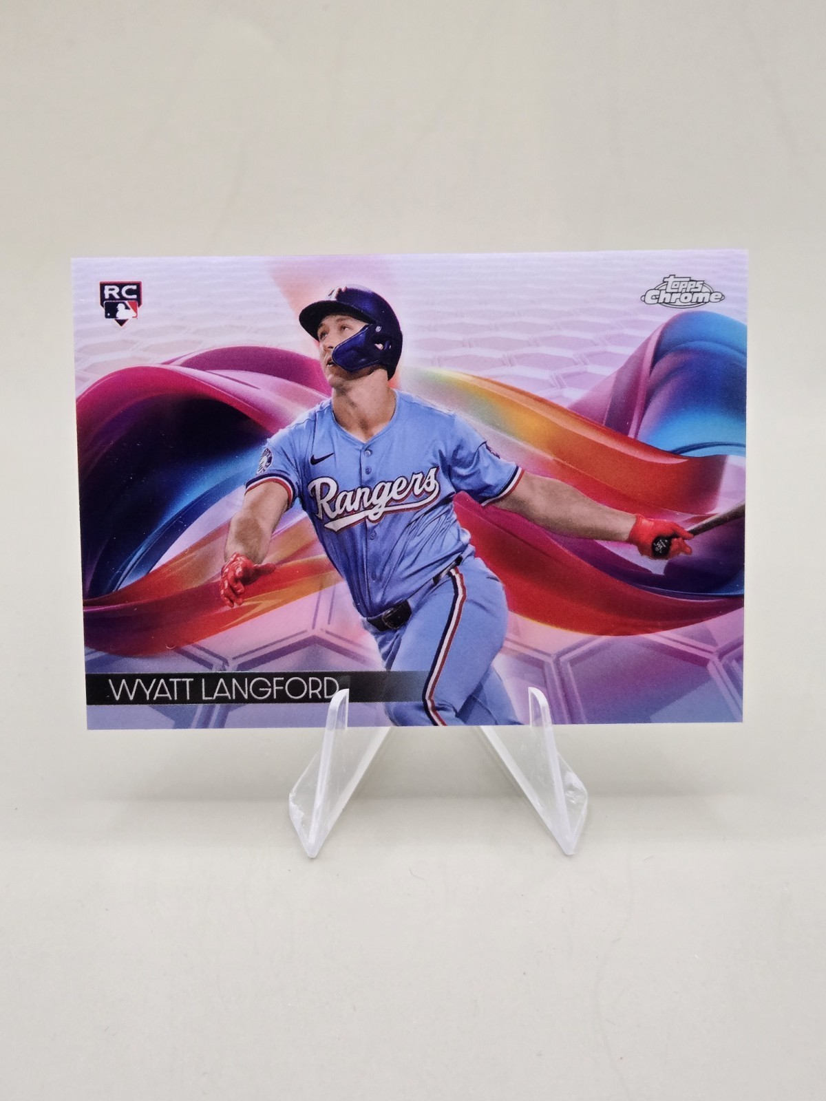 2024 Topps Chrome Update Series - Helix Wyatt Langford #HX-18 (RC) *DESC!!!