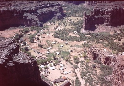 Photograph 35mm Slide July 1986 Helicopter Ride Havasu Arizona