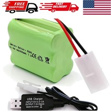 7.2V Tamiya Plug Ni-MH Rechargeable Battery for Seamless RC Performance