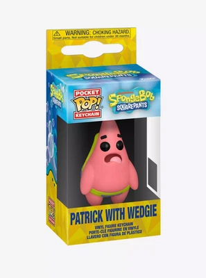 Funko Pop! Pocket Keychain SpongeBob Patrick with Wedgie SquarePants BoxLunch