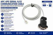 NEW APC UPS SERIAL Automatic Transfer Switch AP7721 DATA CABLE