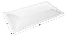 Skylight Dome SL2649C, Clear