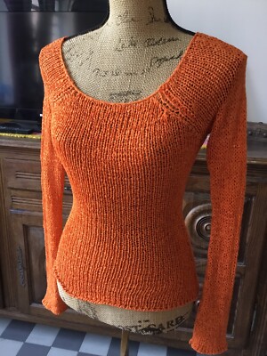 Pull Légère Femme Zara Taille XS/36 Coton Polyester TBE