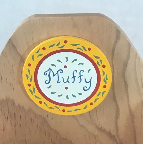 MUFFY VANDERBEAR- Wooden Dog Sled North Pole Collection NEW - Picture 5 of 7