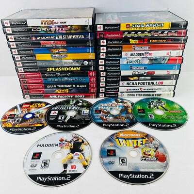 PlayStation 2, 3, 4 Games & Discs Replacement Parts (You Pick Lot