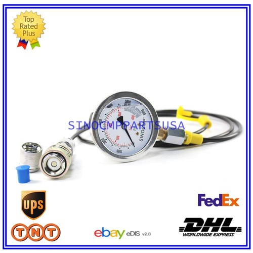 40MPA/6000PSI Hydraulic Pressure Test Coupling Kit for Excavator Machinery - Picture 4 of 5