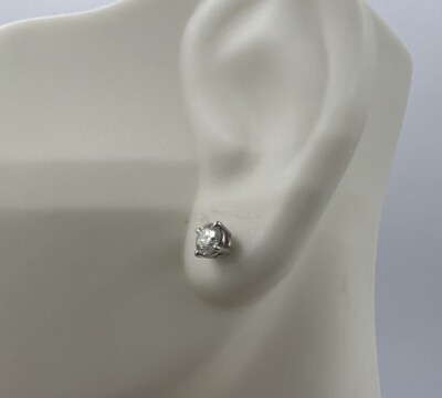 Ohrstecker 14 Karat Weißgold 0,42 kt TDW Diamant