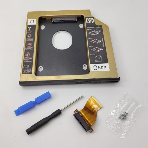 CF-54 2nd SATA Hard Drive 2.5" HDD SSD Caddy for Panasonic Toughbook CF-54 - Afbeelding 2 van 9