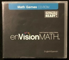 K - 6th Grade - ENVISION MATH GAMES  CD-ROM  (2007, Pearson)