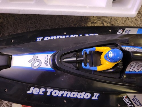 Vintage Nikko Radio/Remote Control Jet Tornado 2 RC Boat 1:10 Scale + 1 Battery - Picture 8 of 24