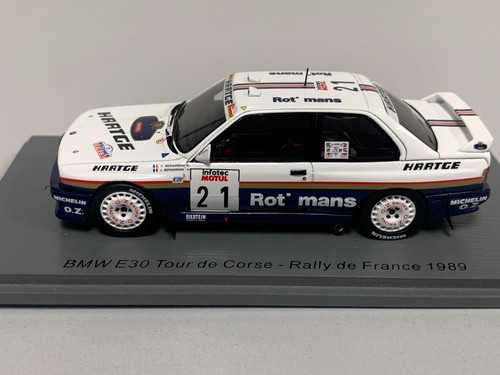 Spark BMW M3 E30 n° 21 Tour de Corse 1989 P. Bernardi 1/43 S8485 1022 - Picture 2 of 5