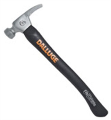 Vaughan Forged Steel Head Milled Face Curved Framing Hammer 21 oz. with 18 in. H