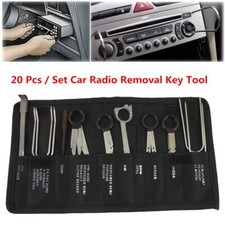 20pcs Set Professional Car Radio Removal Key Tool Kit Audio Tools Keys Stereo Cd