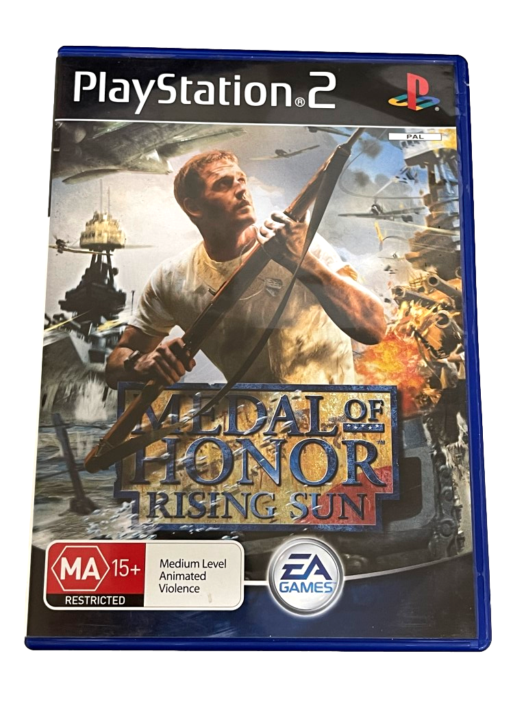 2003 EA Medal Of Honor: Rising Sun Playstation 2 Video Game Disc In Box - New Zealand - Foto 9