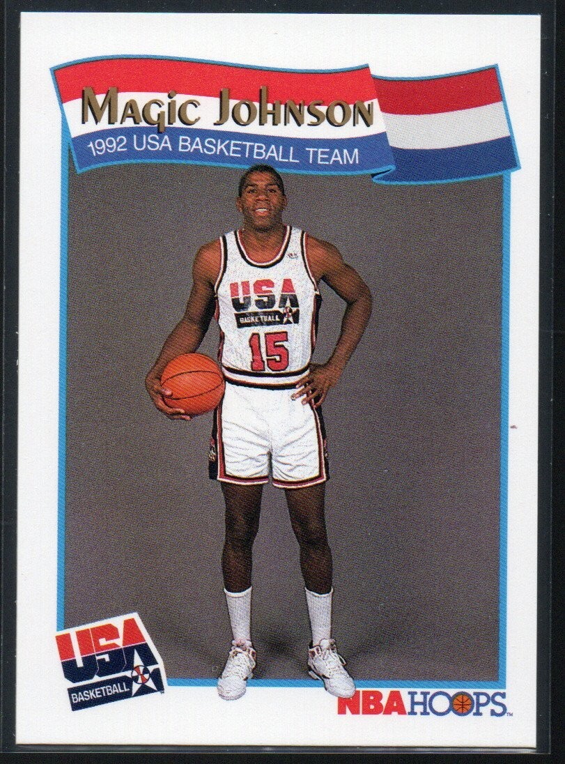 MAGIC JOHNSON のウルトラレアカード！ Magic Johnson 1991-92 Hoops McDonald's #54 USA Basketball Dream