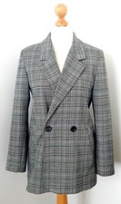 Anthropologie Cartonnier Check Blazer Womens Jacket Us Small Uk Medium