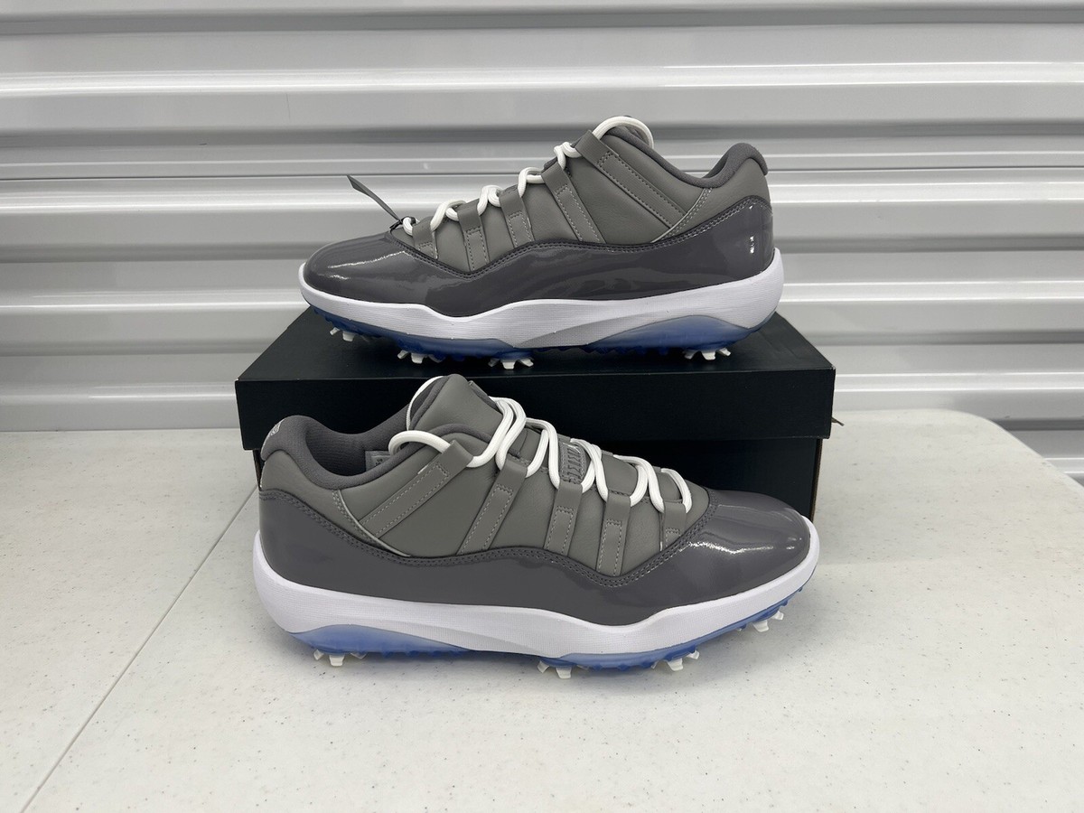 Nike Air Jordan Retro 11 XI Cool Grey Golf Shoes Mens Size Nike Air Jordan Retro 11 XI Cool Grey Golf Shoes Mens Size