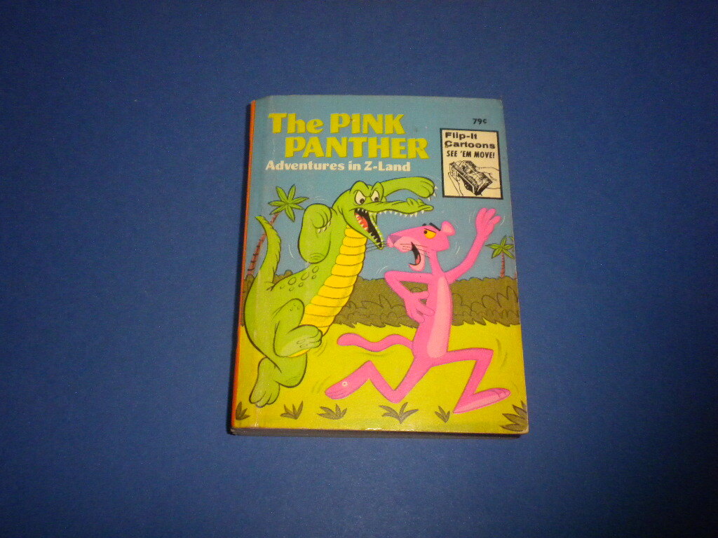 THE PINK PANTHER - ADVENTURES IN Z-LAND Big Little Book Whitman