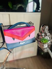 Fendi Demi Jour Monster Satchel Leather