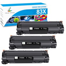 3 PK CF283X Toner Compatible With HP 83X LaserJet M201DW M225DN M225DW M202dw