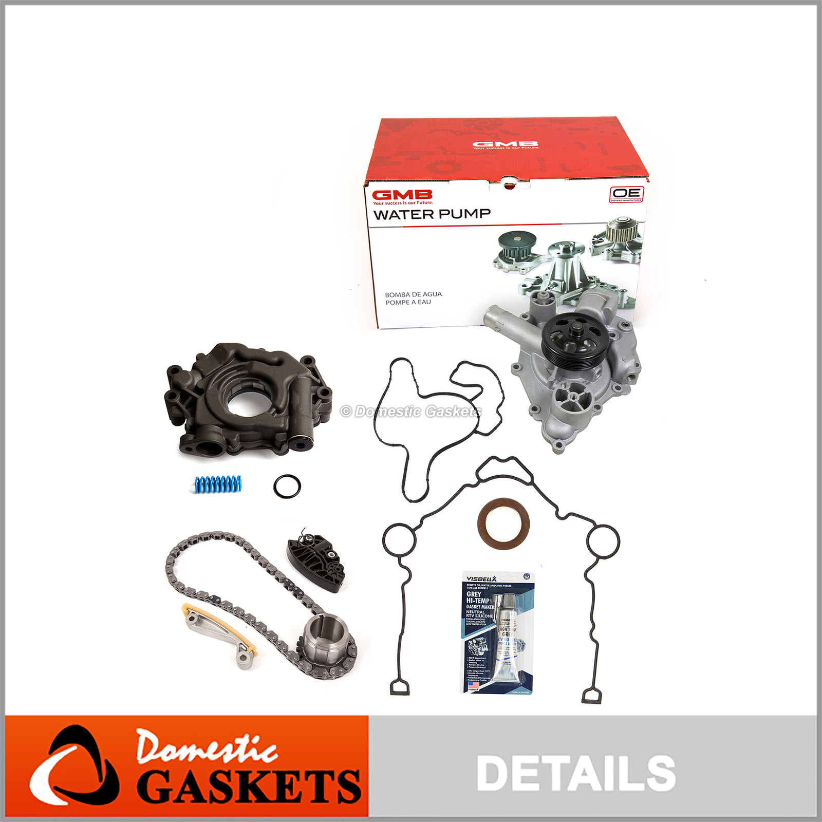 Pump High Pressure Gmb Water Pump 11-15 Chrysler Dodge 5.7l
