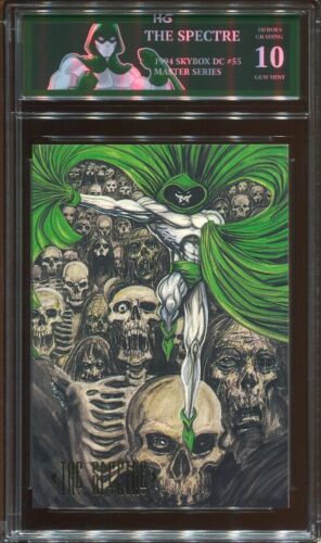 1994 SKYBOX DC MASTER SERIES THE SPECTRE #55 HG HEROES GRADING GEM MINT 10 - Picture 1 of 2