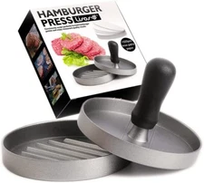 Burger Press 100 Patty Papers Set I Non-Stick Hamburger Maker Mold... 