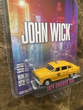 New Greenlight 1:64 Hollywood 33 John Wick 1974 Checker Taxi NYC Die Cast