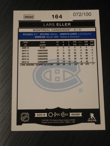 2015/2016 O-Pee-Chee Hockey Black Rainbow/100 1-400 U PICK - Picture 263 of 659