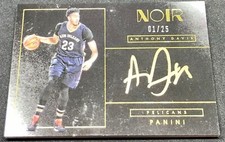 ANTHONY DAVIS 15-16 Panini Noir ACETATE ON-CARD GOLD INK AUTO AUTOGRAPH #01/25 !