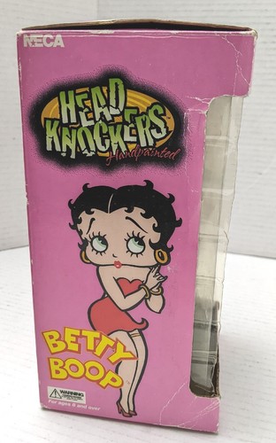 NECA BETTY BOOP HEAD KNOCKERS HANDPAINTED BOBBLEHEAD 6.5" RED DRESS NEW - Picture 4 of 4