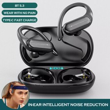 Bluetooth Wireless Earbuds Touch Earphones Headsets For Android iPhone Earhook