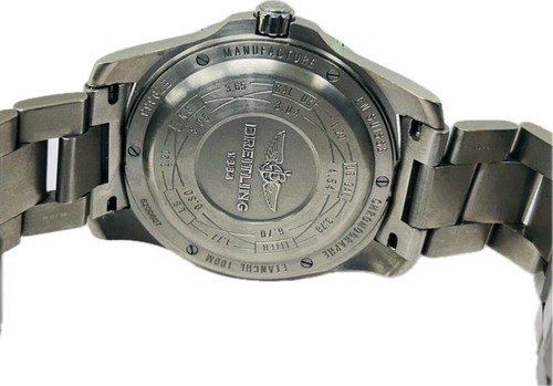 Discount Breitling Aerospace Evo E79363 Blue Quartz Mens Watch Excellent A2936 - Picture 6 of 12