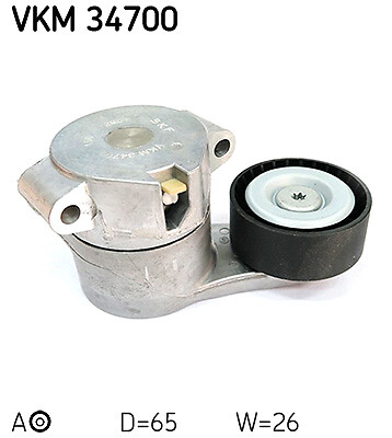 SKF VKM 34700 Spannrolle, Keilrippenriemen Links Unten Mitte Oben FÜR CitroËN FI-image