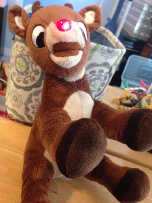 stuffed animal with light up tail